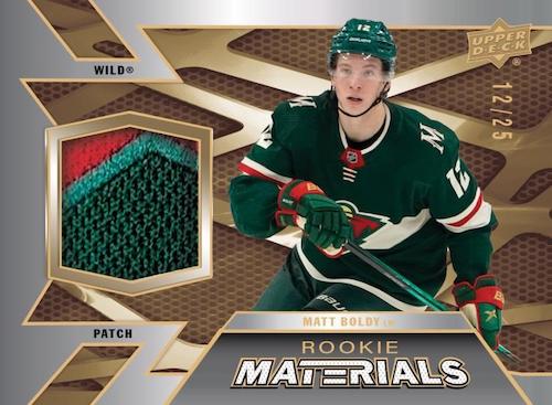 2022-23-Upper-Deck-Series-2-Hockey-Cards-Rookie-Materials-Patch-Matt-Boldy